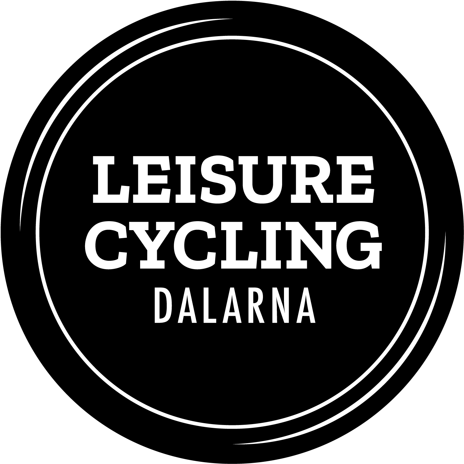 Leisure cycling logo: Läs mer om härliga cykelturer i Dalarna.