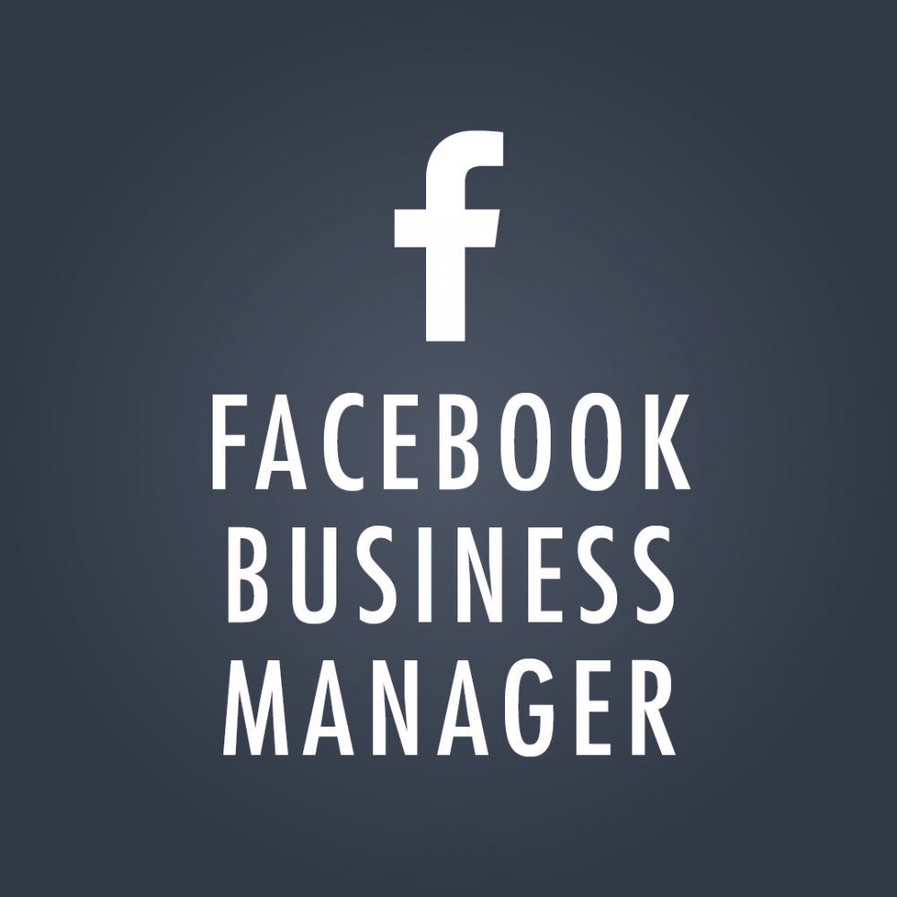 Facebook business manager.