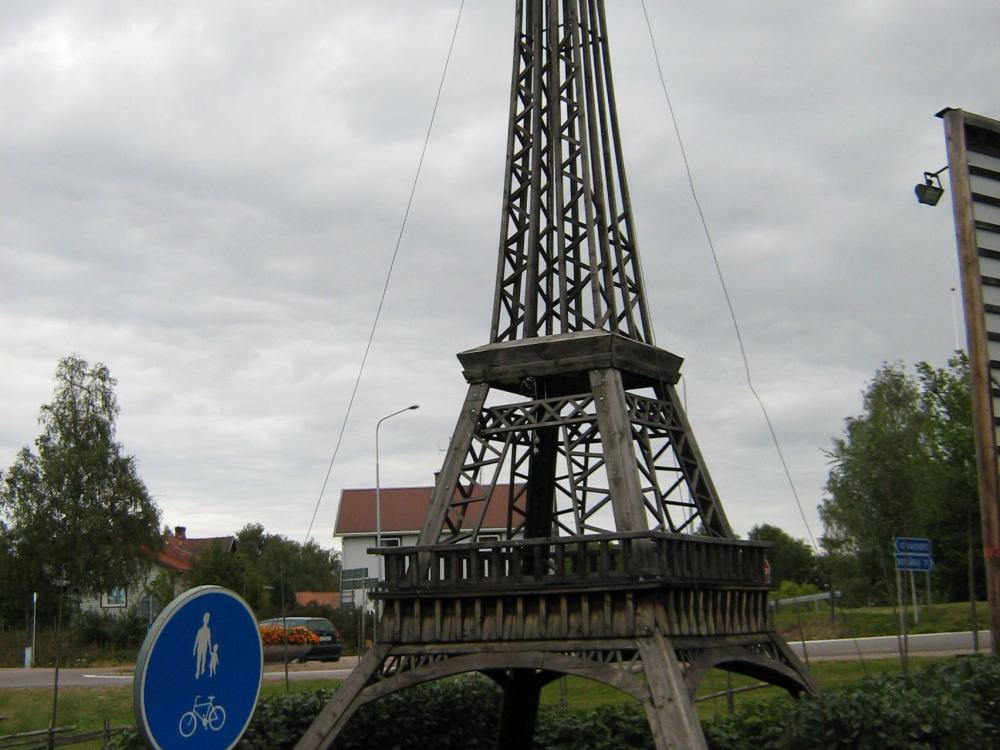 The Eiffel Tower in Dala-Järna